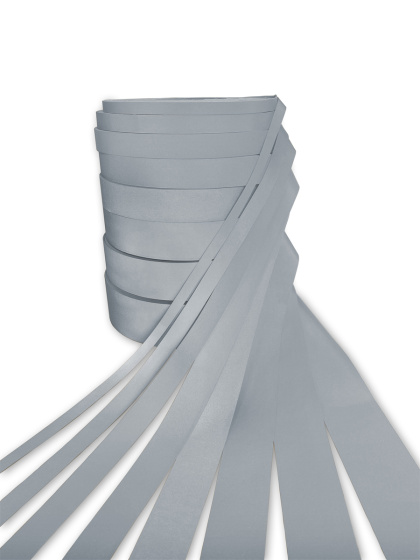 Reflektierender Streifen zum Aufnähen - verschiedene Breiten Rolle 5 m